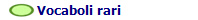  Vocaboli rari